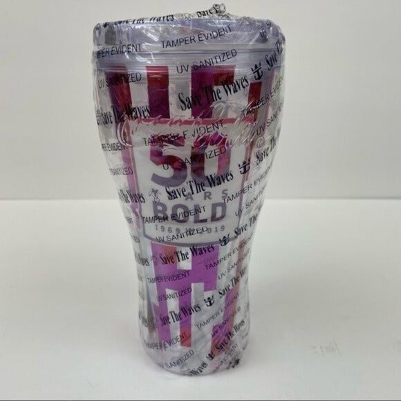 The Coca Cola Company 50 Years Bold 1969-2019 Cup Clear Purple 2017 Collectible - Picture 4 of 8